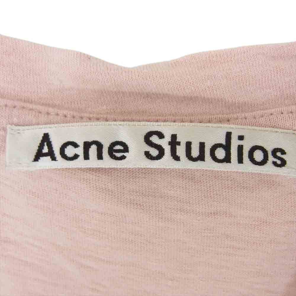 ACNE STUDIOS アクネストゥディオズ FN-WN-TSHI000121 絵画 デッサン プリント クルーネック 半袖 Tシャツ ピンク系 S【中古】_画像4