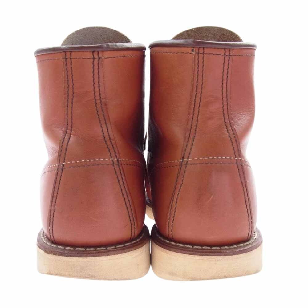 RED WING レッドウィング 8875 Irish Setter 6 Moc-toe アイリッシュセッター 6インチ モックトゥ ブーツ ライトブラウン系 25cm【中古】_画像3