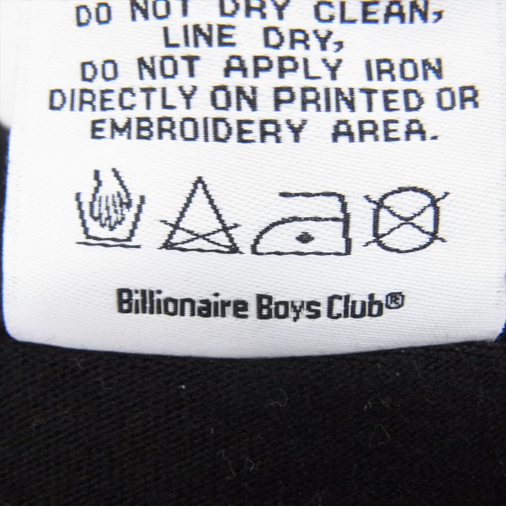 Billionaire Boys Club ビリオネアボーイズクラブ COSMIC L/S T-SHIRT コズミック プリント 長袖 Tシャツ ブラック系 M【中古】_画像5
