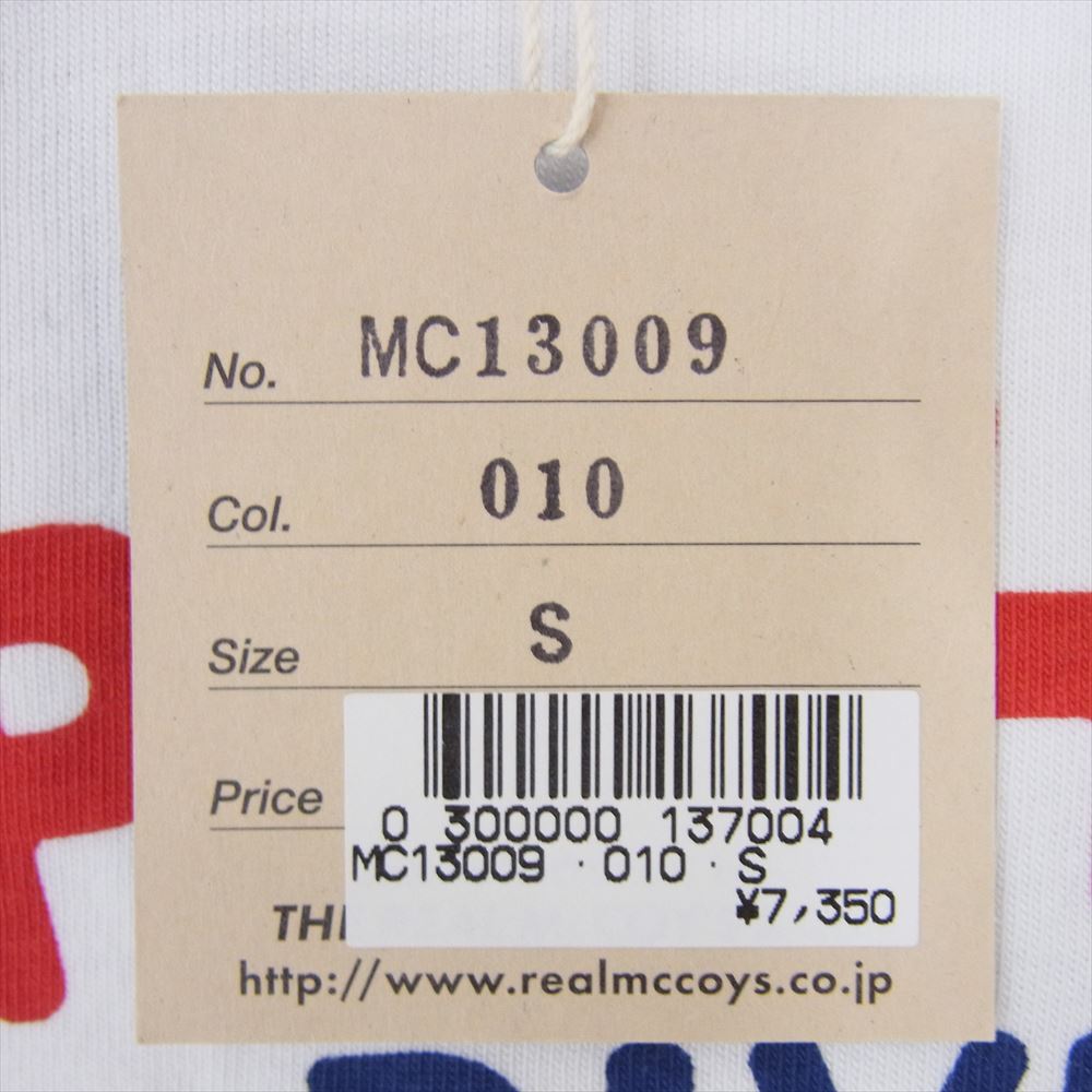 The REAL McCOY'S ザリアルマッコイズ 13 MILITARY T-SHIRT CAMP SHELBY プリント Tシャツ ホワイト系 S【新古品】【未使用】【中古】_画像5