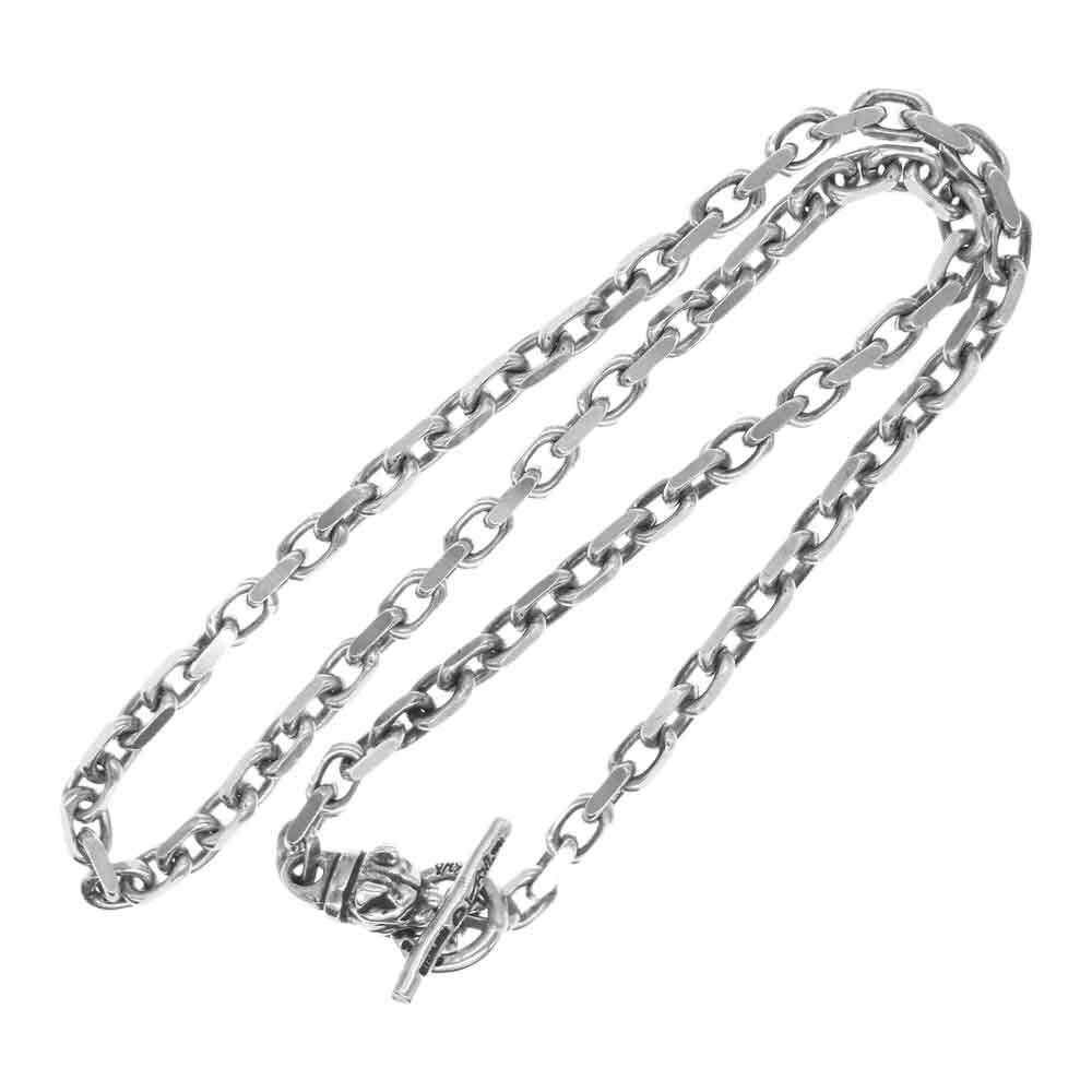 BILL WALL LEATHER ビルウォールレザー Square Chain Necklace スクエア チェーン スモール ドッグ ヘッド ネックレス【中古】_画像1