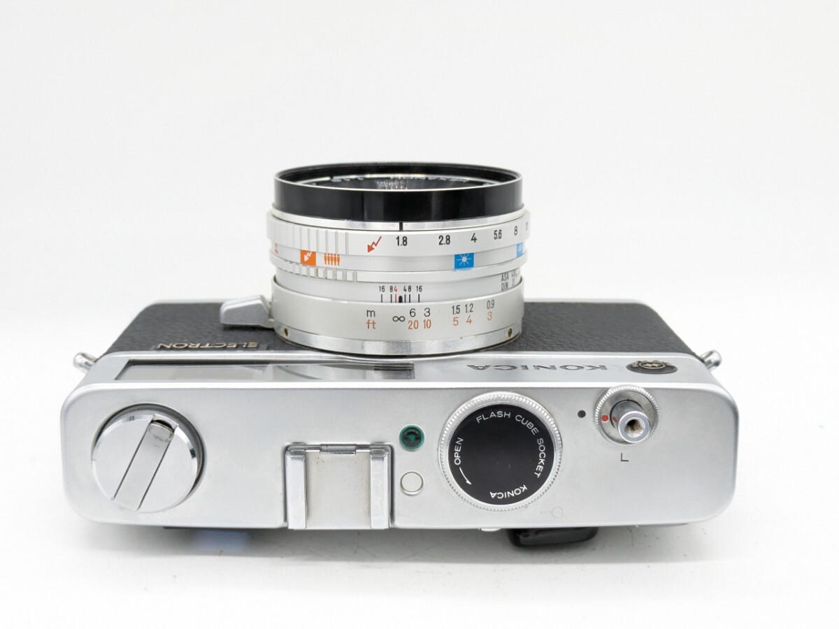 外観超美品！YASHICA Electron コンパクトフィルムカメラ_画像3