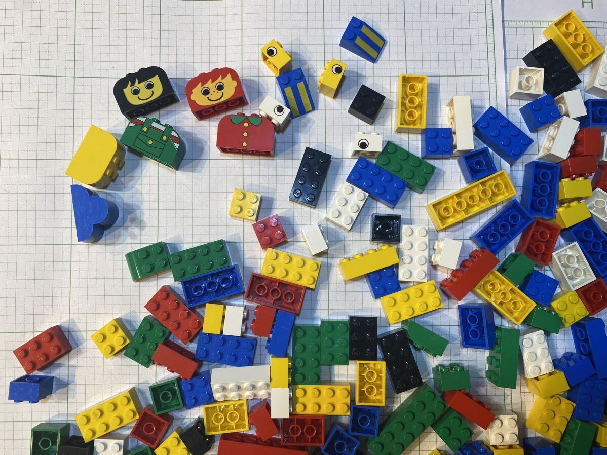 LEGO レゴ パーツ バラ LEGOレゴブロック　500g その31 基本ブロック　赤いバケツ系　_画像2