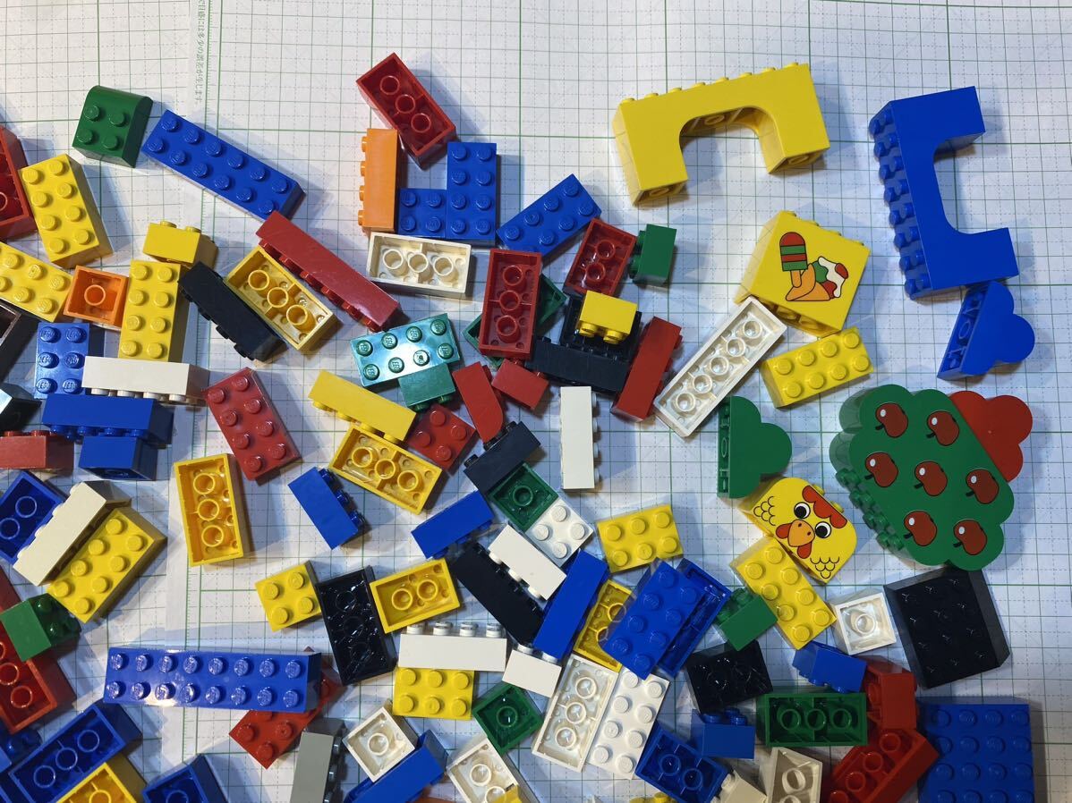 LEGO レゴ パーツ バラ LEGOレゴブロック　500g その32 基本ブロック　赤いバケツ系　