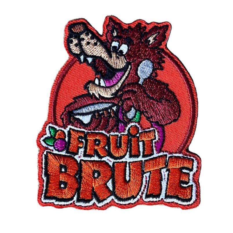 Fruit Brute フルーツブルート アメリカン カンパニー キャラクター ワッペン アイロンワッペン 刺繍ワッペン アメリカ雑貨 新品未開封_画像1