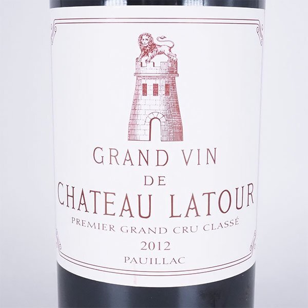 ★シャトー ラトゥール 2012年 750ml ポイヤック ★五大シャトー 750ml 13％ ポイヤック Chateau LATOUR TE12057の画像1