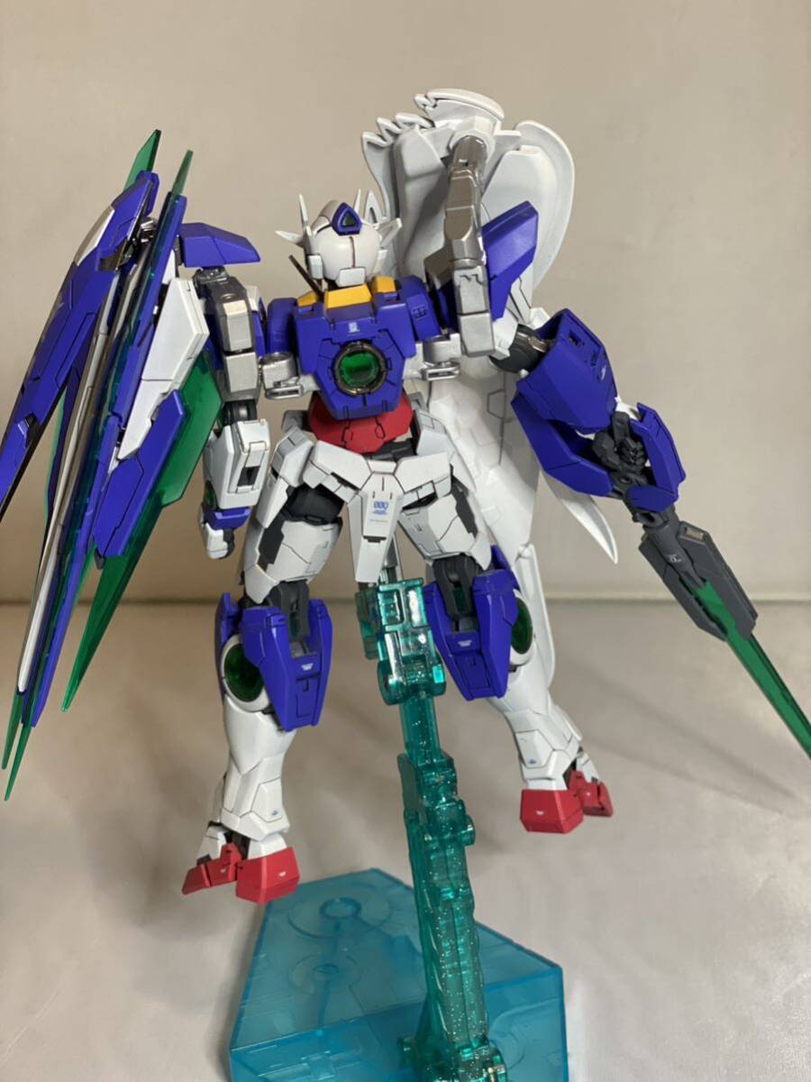 RG 1/144 ダブルオークアンタ　オリジナル改造品　塗装済み　完成品　機動戦士ガンダムOO劇場版　1/144 完成品_画像3