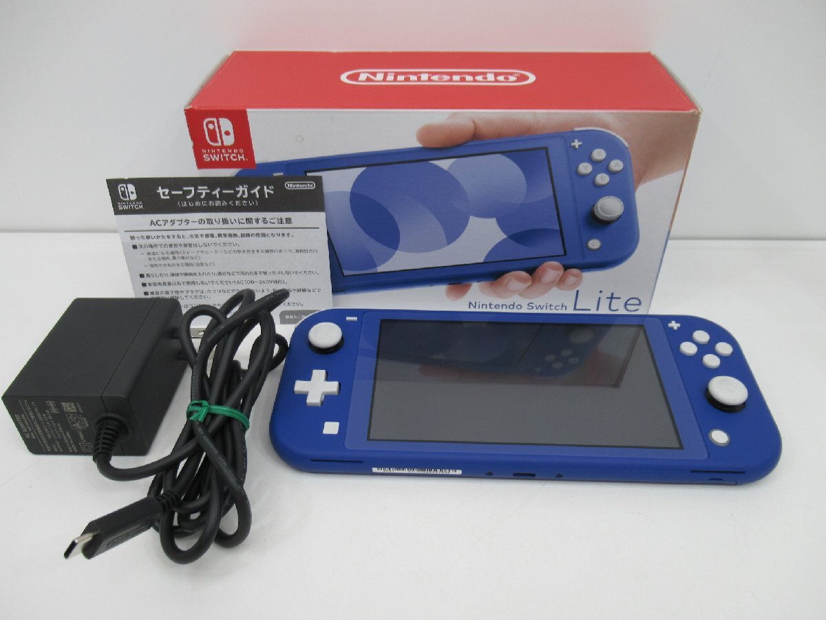 暮らしに便利なアイテム Nintendo Switch Lite スイッチ ライト 本体 ブルー 動作品 9K90 ニンテンドースイッチ本体