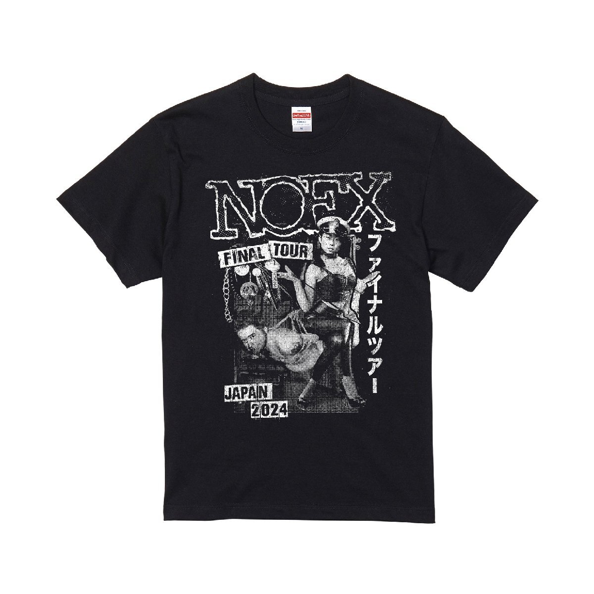 Lサイズ　新品未開封　NOFX ノーエフエックス　2024 ラスト　ジャパンツアー　Tシャツ 　Osaka Jail T-Shirt 　送料185円_画像1