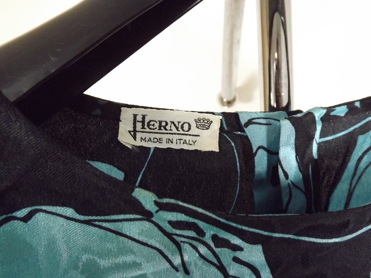 HERNO (ヘルノ) イタリア製　ヴィンテージ　花柄　カットソー　レディース42　送料185円_画像3