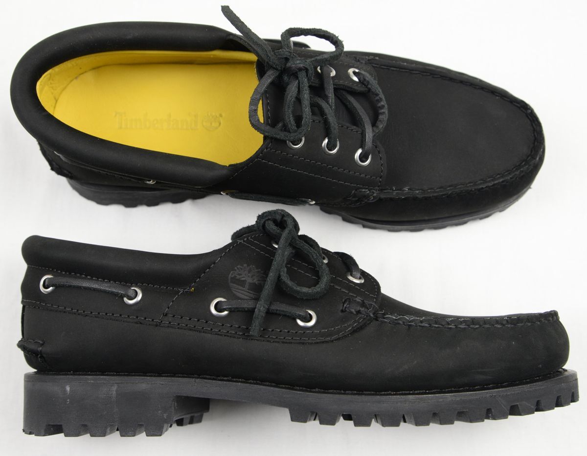 *TimberLand Timberland 3-EYELET CLASSIC RUGSOLEs Lee I Classic rug sole (A5RWM, black,US8.0(JP-26.0)) new goods 
