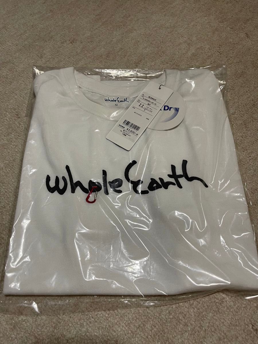 新品　Whole Earth  ホールアース　Tシャツ　ホワイト　アウトドア　レディース　サイズS