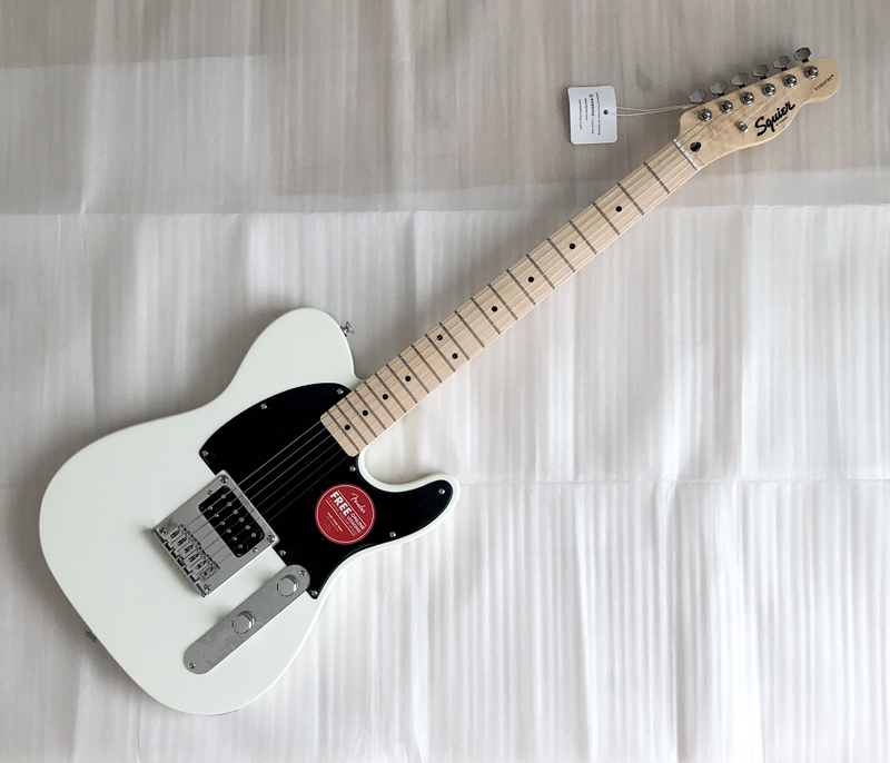 Squier by Fender Sonic Esquire H Maple Fingerboard Black Pickguard Arctic White ／ フェンダー スクワイヤ テレキャスターの画像1