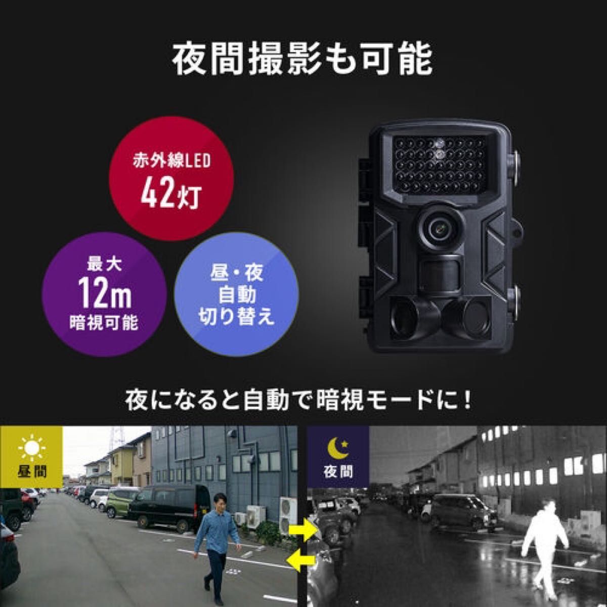 トレイルカメラ サンワサプライ 400-CAM108 夜間対応型　新品未使用品
