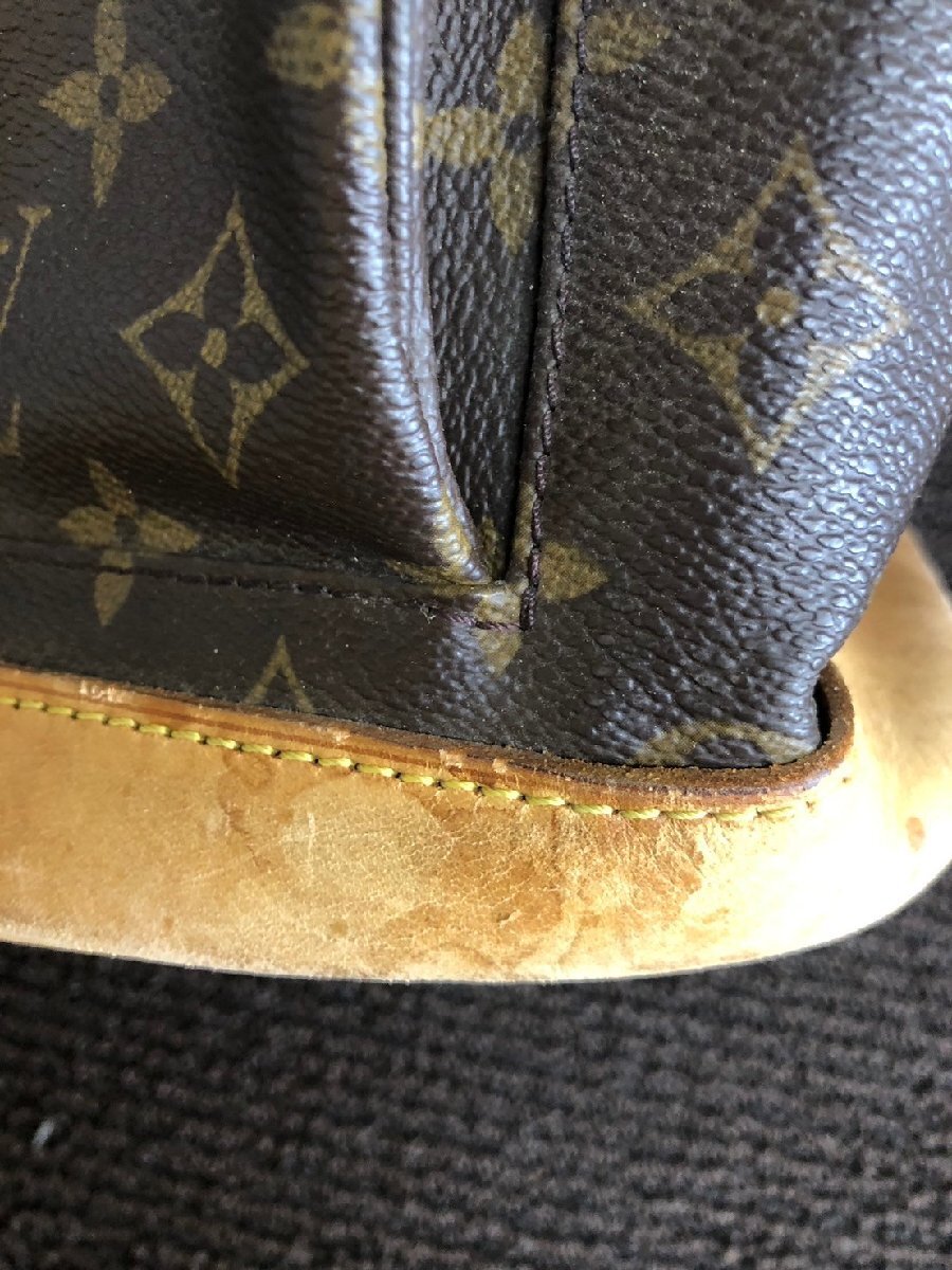 NI050169◆LOUIS VUITTON ルイヴィトン◆モノグラム ミニ モンスリ リュック バックパック ブラウン 茶色_画像6