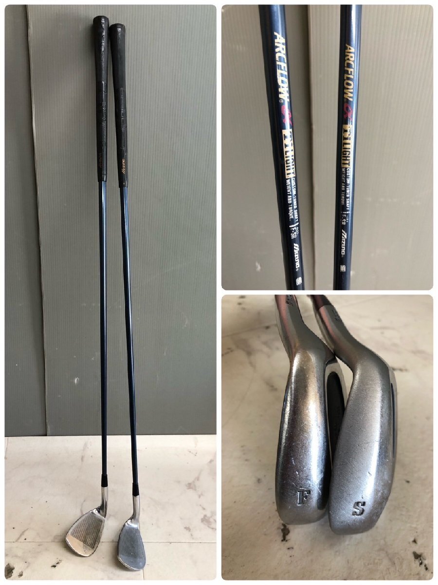 YI050206 ゴルフクラブセット +MIZUNO/ミズノ キャディバッグ テーラーメイド ARCFLOW TOUR STAGE CALLAWAY etc 現状品 直接引き取り歓迎_画像7