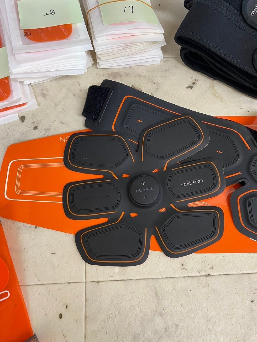 NI050222*SIXPAD Sixpad * gel pad set sale present condition goods fitness ..EMS training direct taking welcome!