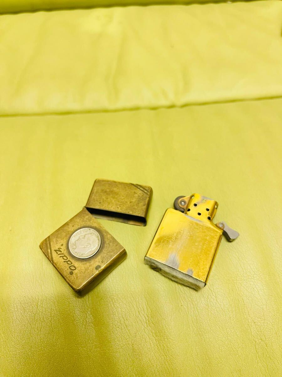 Zippo Brass II USA ヴィンテージ Zippo ライター 現在の状態(Pt06)の画像3