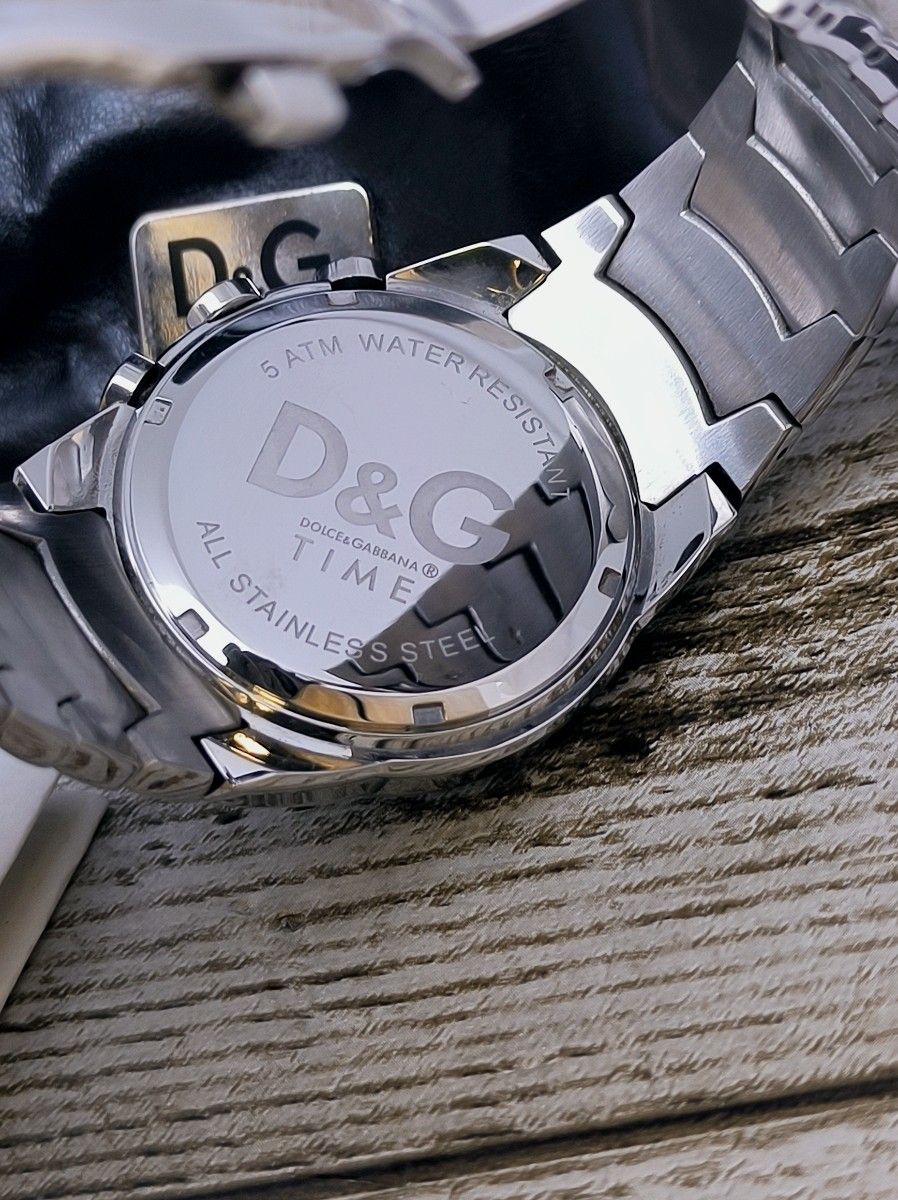 動作品 ドルチェ&ガッバーナ 腕時計 ドルガバ シルバー D&G 動作品 ドルチェ&ガッバーナ 腕時計 ドルガバ シルバー D&G