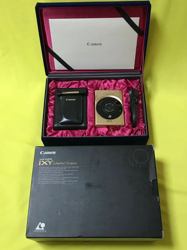 コンパクトフィルムカメラ キャノン Canon IXY Limited Version 60周年記念 GOLD #008096の画像1