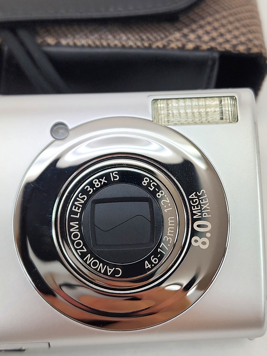 #A0041 Canon キャノン IXY DIGITAL コンパクトデジタルカメラ CANONZoom3.8× IS4.6-17.3mm 1:2.8-5.8_画像7