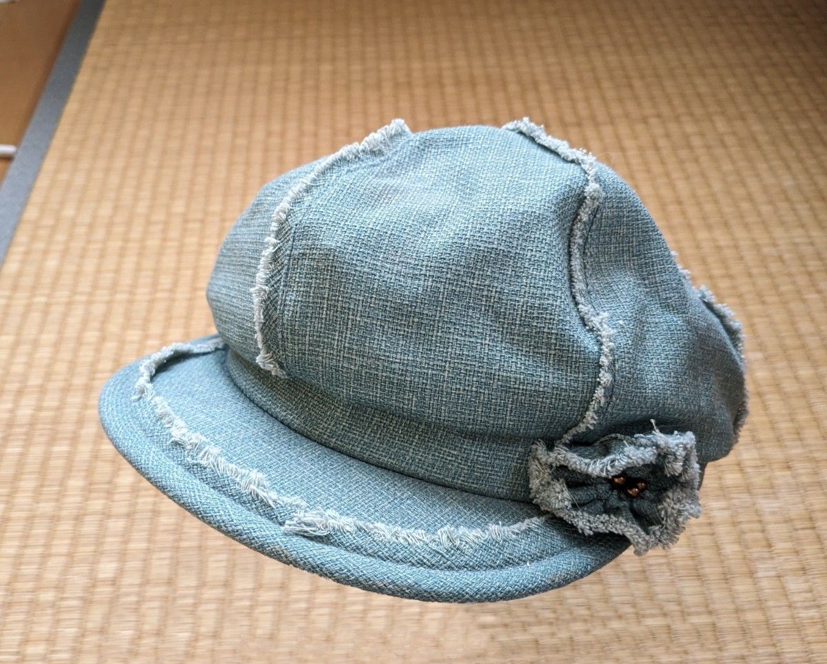 日本製　ビンテージ 風合いの　帽子 キャスケット