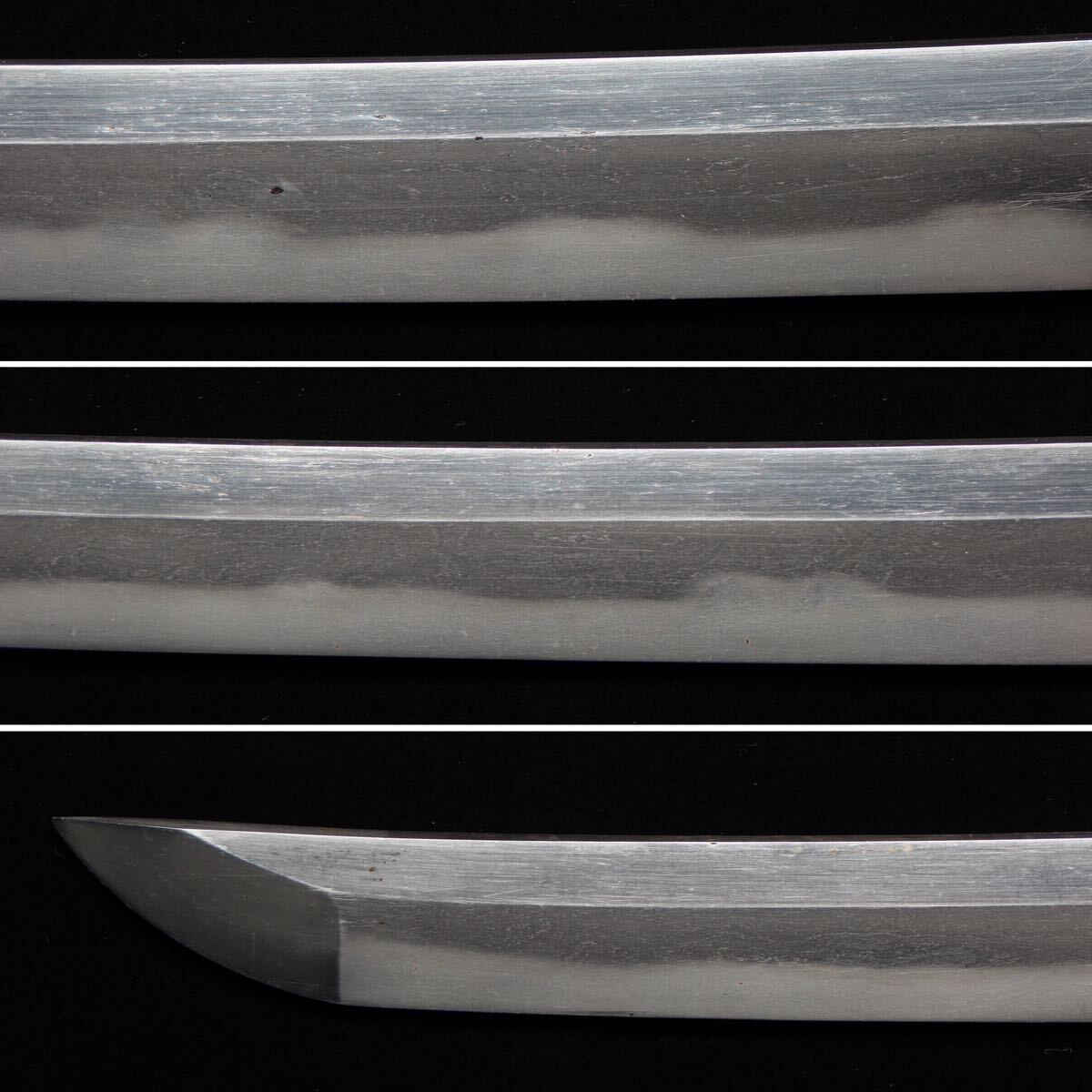 [ registration statement attaching ] confidence . Zaimei short sword 44.8. era Japanese sword armor . small pattern white scabbard antique old fine art (P96B#Br0512R0604244)