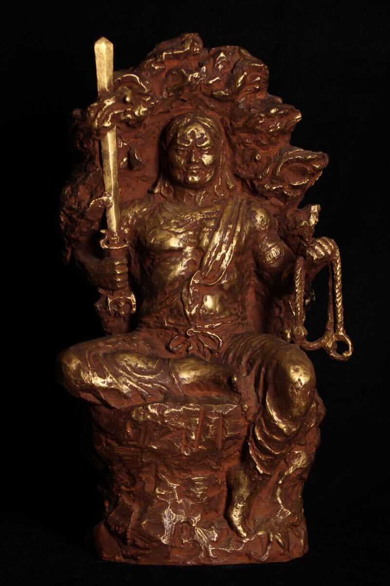  north . west . work immovable Akira . approximately 12.8kg approximately 49. bronze image Buddhist image Buddhism fine art also box (P88Y0509R0504232)