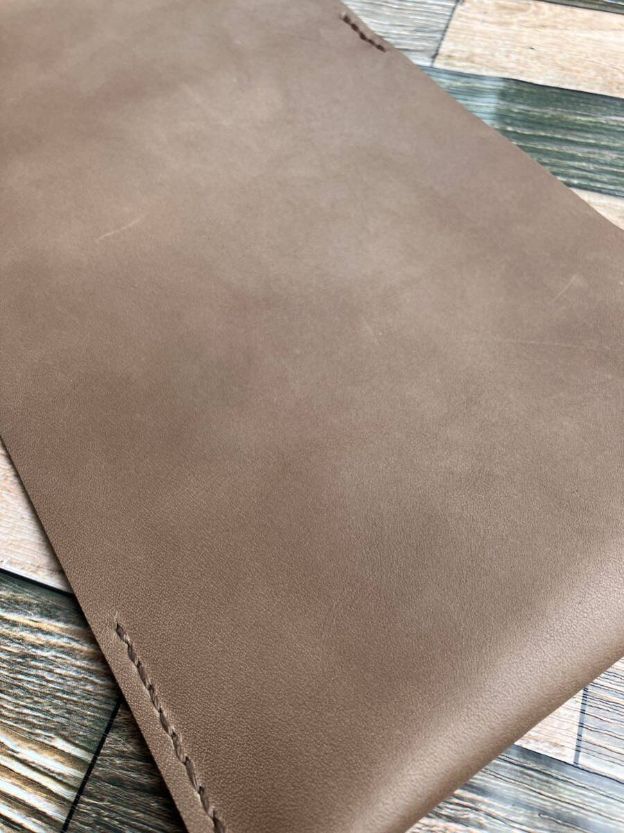  difference included type book cover library book@ size A6 correspondence firmly . mocha Brown leather original leather hand made hand .. notebook diary pocketbook cover difference included type 