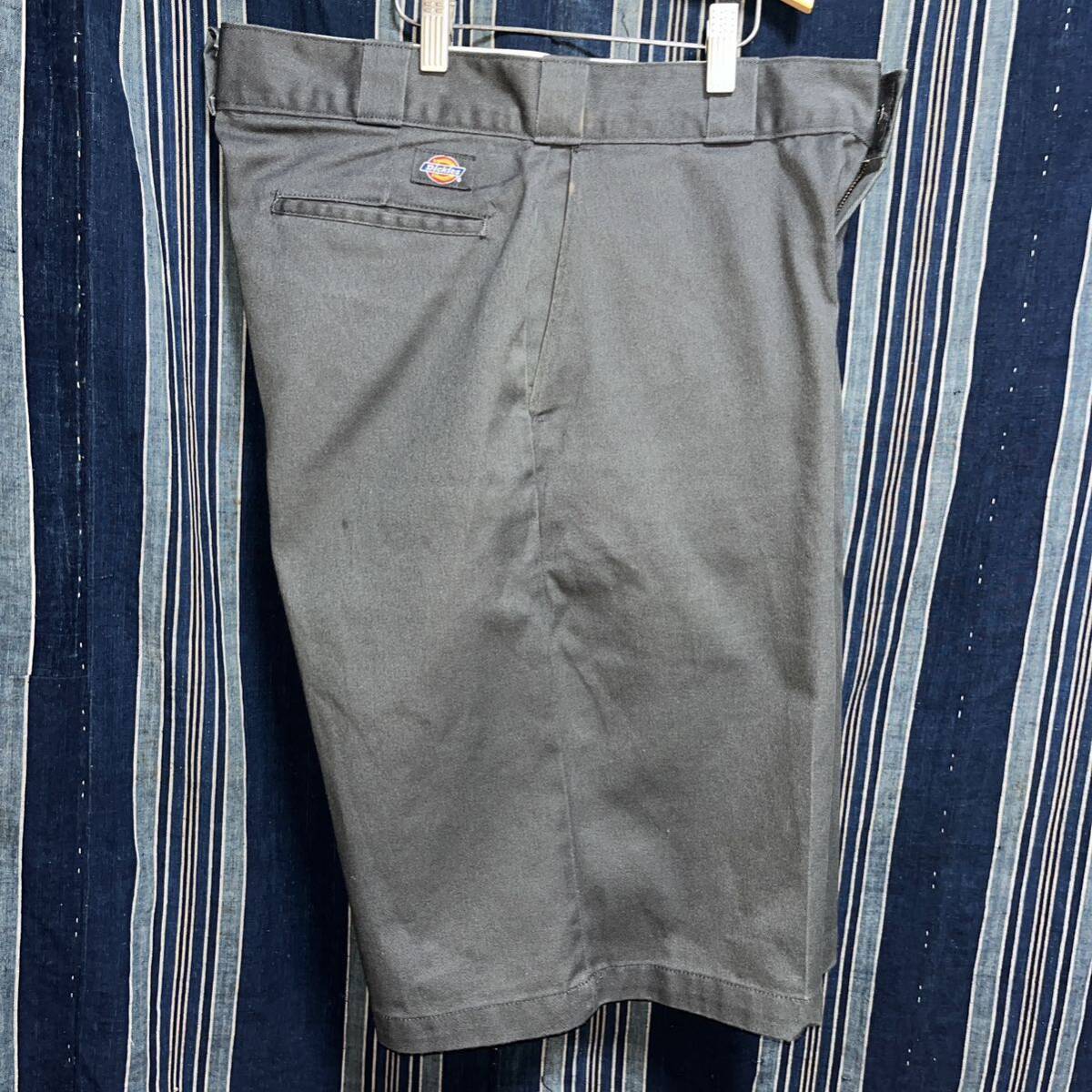 90s dickies work pants 13 inch work shorts usa 90年代 濃グレー ワークパンツ アメリカ製 874 42274_画像5