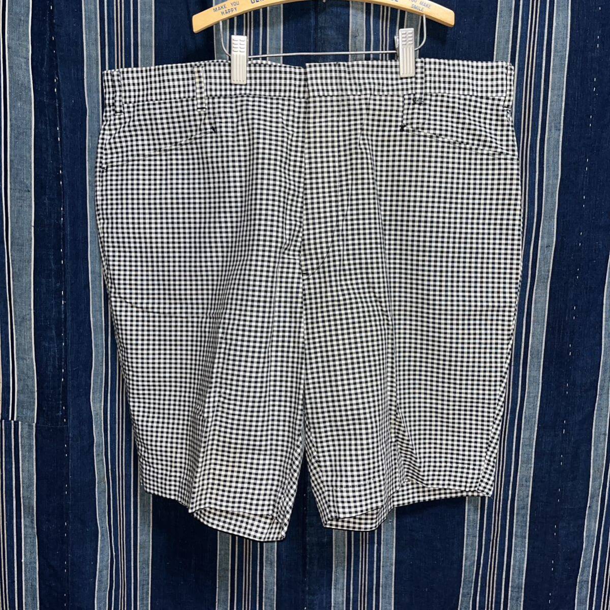 60s 70s mcgregor scotset 4pocket pants usa 60年代 70年代 ギンガムチェック ハーフ ショート パンツ アメリカ製 タロンジップ_画像2