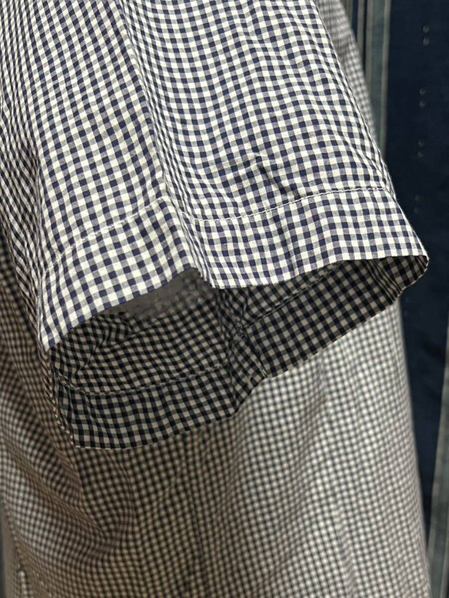 70s 80s brooks brothers half sleeve shirt 6button b.d. usa 70年代 80年代 ボタンダウン ギンガムチェック アメリカ製 6ボタン_画像10