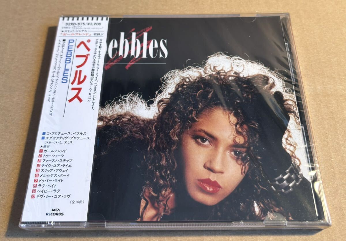 ペブルス promo sample SEALED CD PEBBLES 32XD-975 未開封 見本盤_画像1