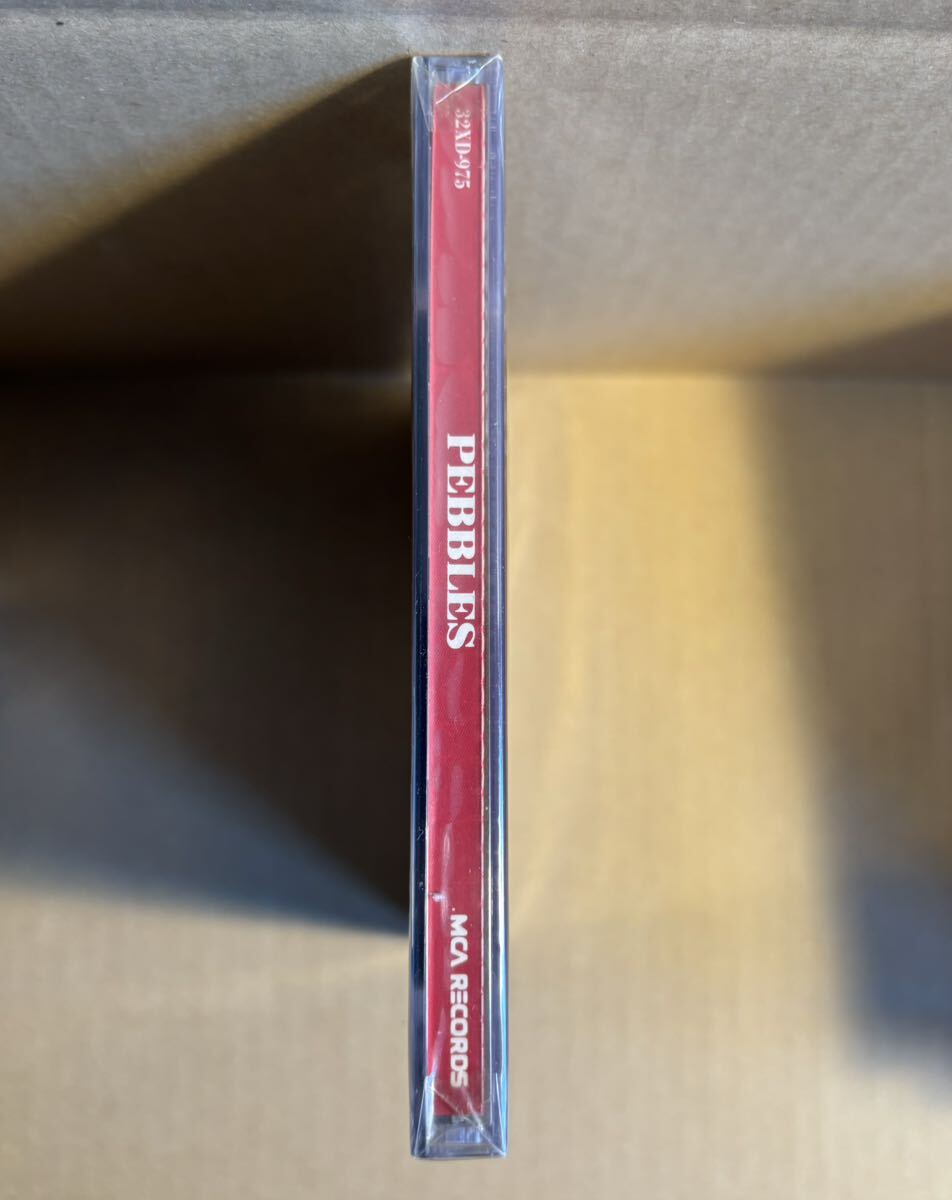 ペブルス promo sample SEALED CD PEBBLES 32XD-975 未開封 見本盤_画像4