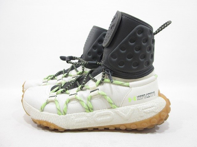 UNDER ARMOUR / アンダーアーマー UA HOVR Summit FT Cuff 3022945-101 メンズ サイズ : 27cm スニーカー 白、黒、緑_画像3