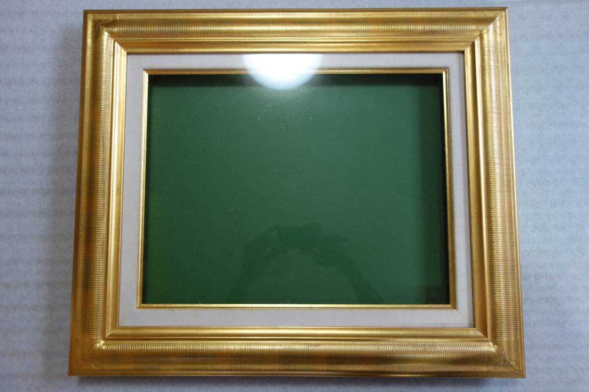 сумма F6 размер золотой рама для картины маслом деревянная рама стекло экспонирование для шт выставка группа выставка * информация . посмотрев делайте ставки пожалуйста.
