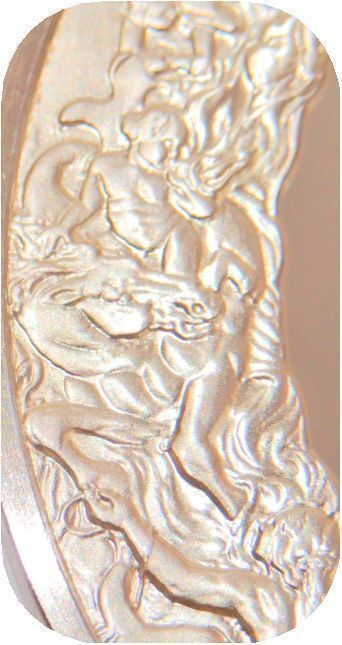 レア 希少品 世界の偉大な画家 ルーベンス 絵画 ギリシャ神話 サテュロス ヘラクレスの酩酊 純銀製 メダル コイン コレクション 記章_画像5