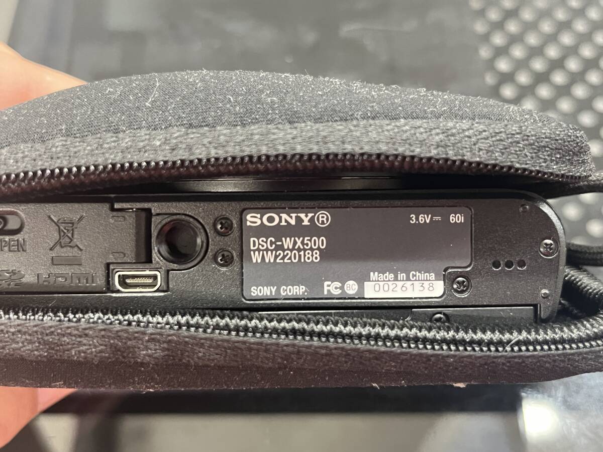 【s2986】SONY ソニー Cyber-shot サイバーショット DSC-WX500 コンパクトデジタルカメラ 充電器無し☆通電・動作確認済み☆極上美品☆_画像8