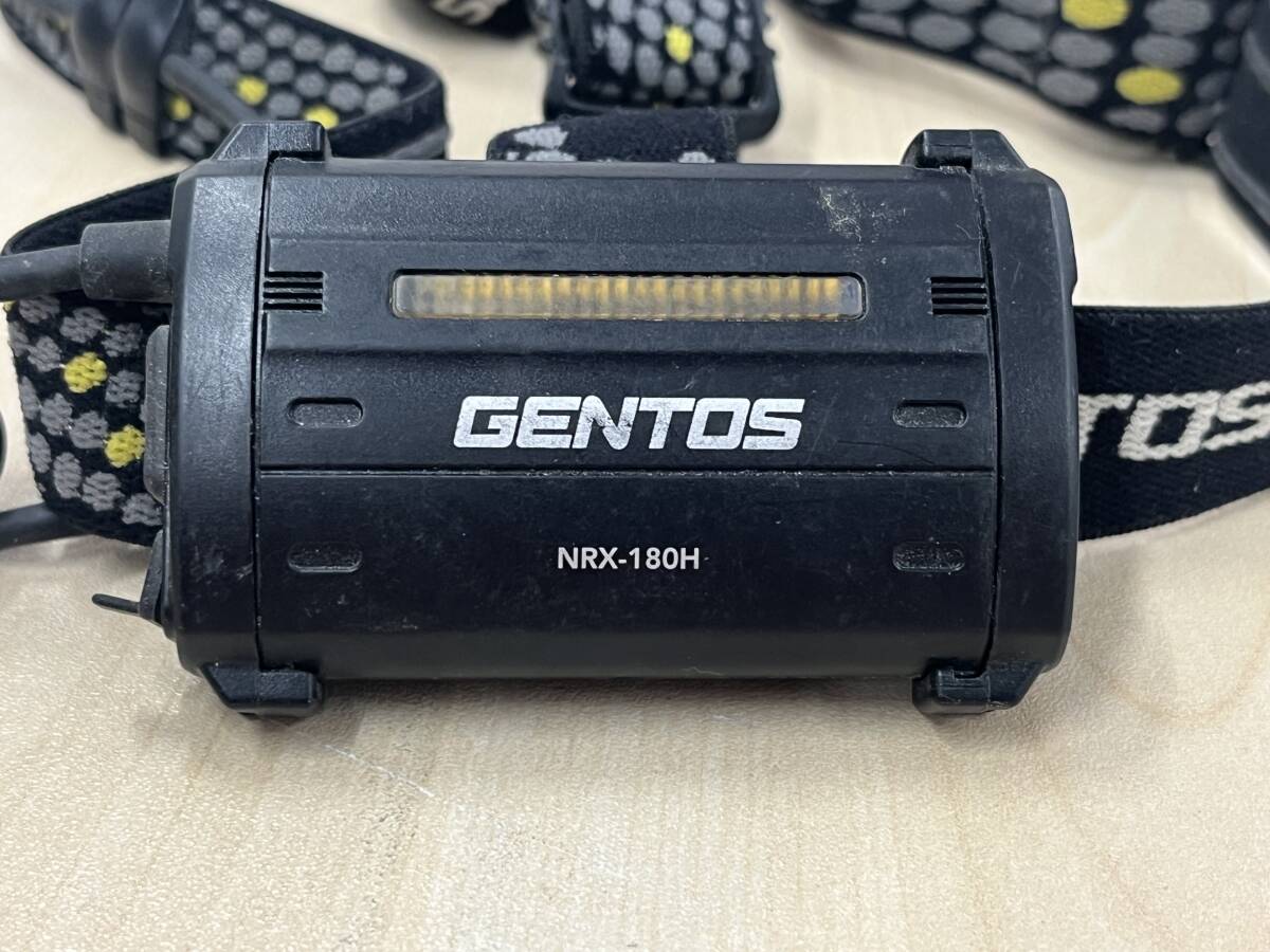 【s3099】GENTOS ジェントス　NRシリーズ　NRX-180H ヘッドライト　中古現状品_画像3
