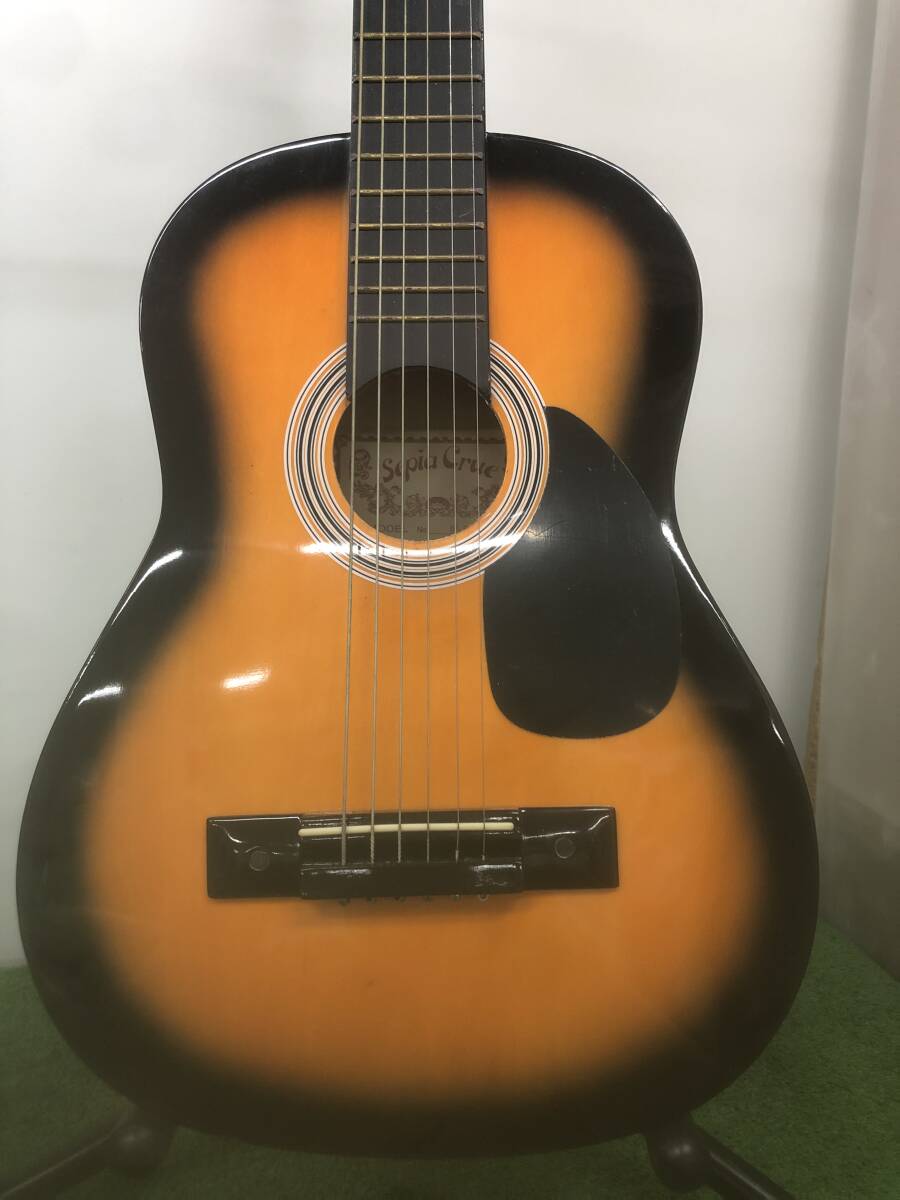 【s2922】［中古品］Sepia Crue セピアクルー ミニアコースティックギター W-50/TS ソフトケース付きの画像6