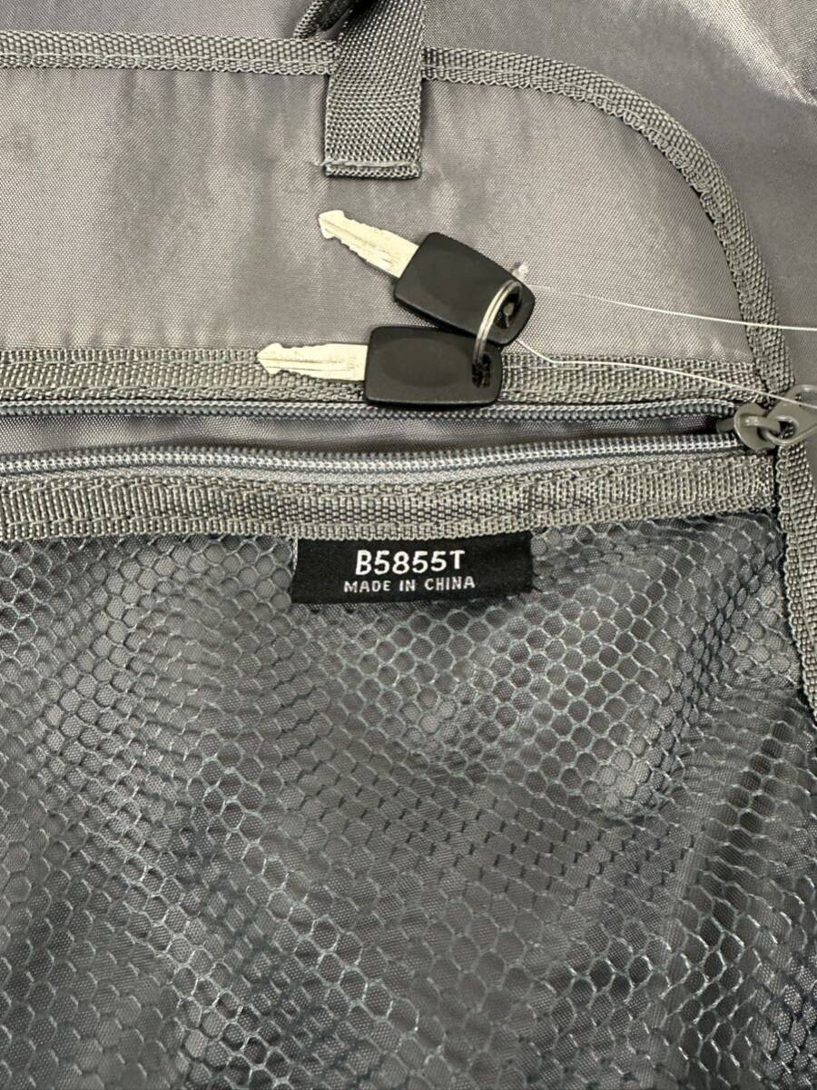 【s3043】スーツケース キャリーケース 旅行用 ビジネストラベルバック ブラック 鍵付 _画像6