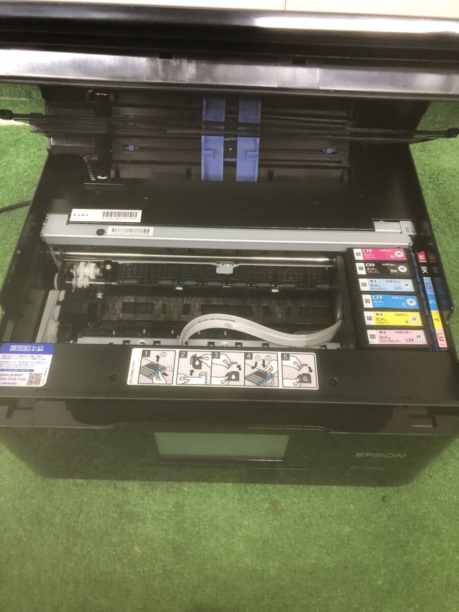 【s3212】［中古品］EPSON インクジェット複合機 カラリオ EP-884AB 2022年製_画像4