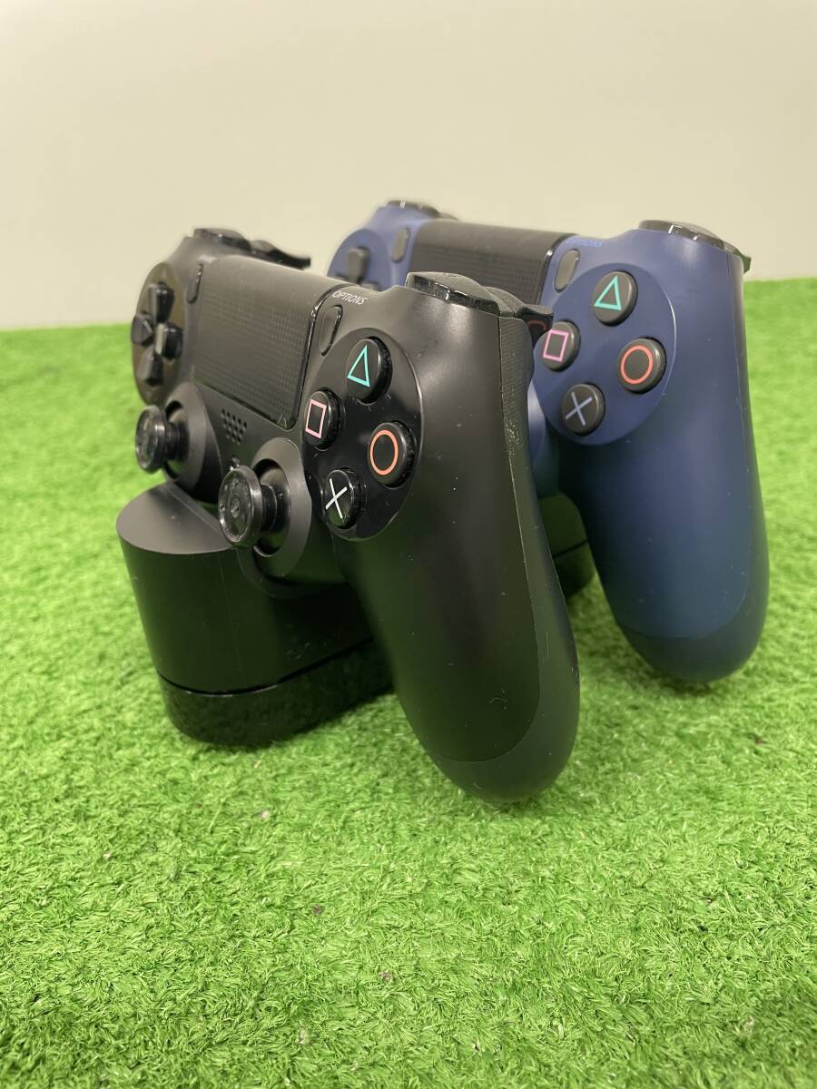 [s3213][ secondhand goods ]1000 jpy start!PlayStation4 body CUH-1000A* controller ×2* soft 2 ps attaching * the first period . ending! immediately possible to play!*