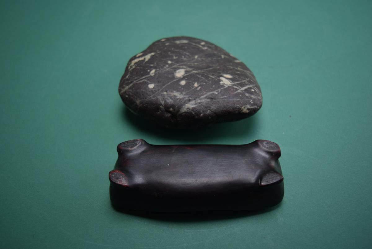  profit root river stone .*. month. hawk ( tray . suiseki st appreciation stone decoration stone )ID3453