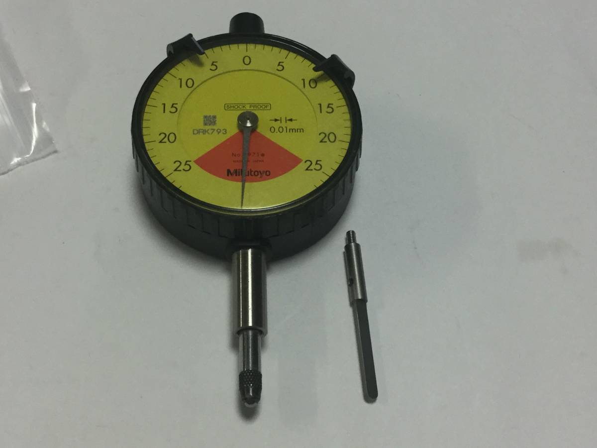 mitsutoyo dial gauge 1 rotation under light weight type 2971 0.01mm JA05089