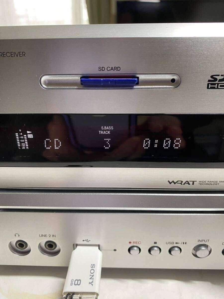 整備済美品 ONKYO NFR-7TX + D-N9NX CD/SD/USB レシーバーシステム N52の画像3