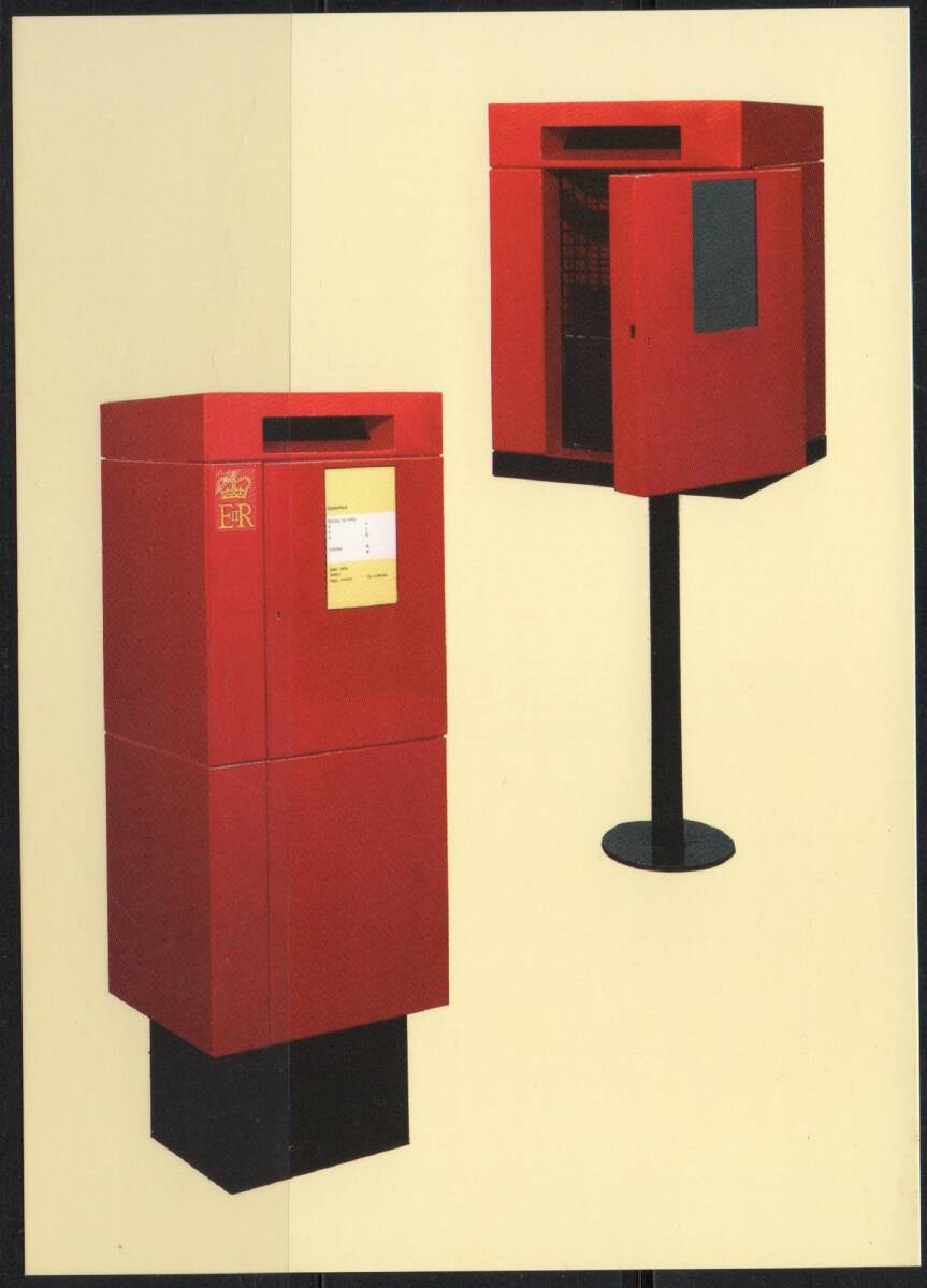 《e-258》イギリス / 国立郵政博物館製　郵便ポスト絵葉書４枚_画像4