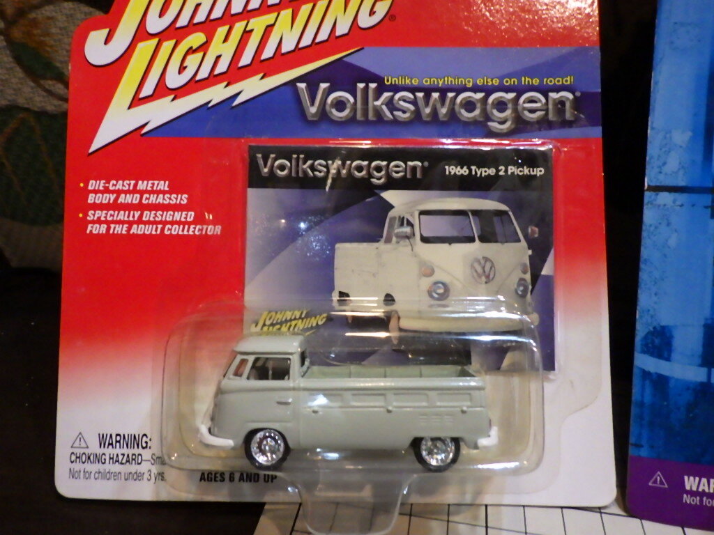 1 jpy start Johnny Lightning Volkswagen Type Ⅱ truck panel van T5 3 pcs. set complete sale goods out of print rare 