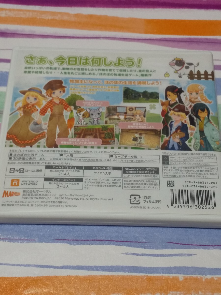 Nintendo 3DS 牧場物語 3つの星の大切な友だち【管理】M4E38_画像3