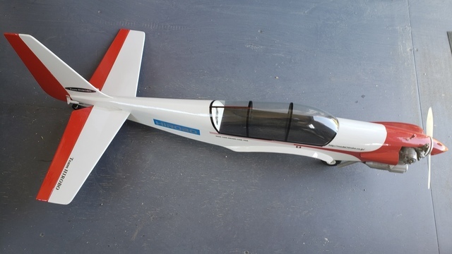  Kyosho made spo ruta Via RF-5 motor glider Balsa film finish engine servo attaching new goods not yet flight 